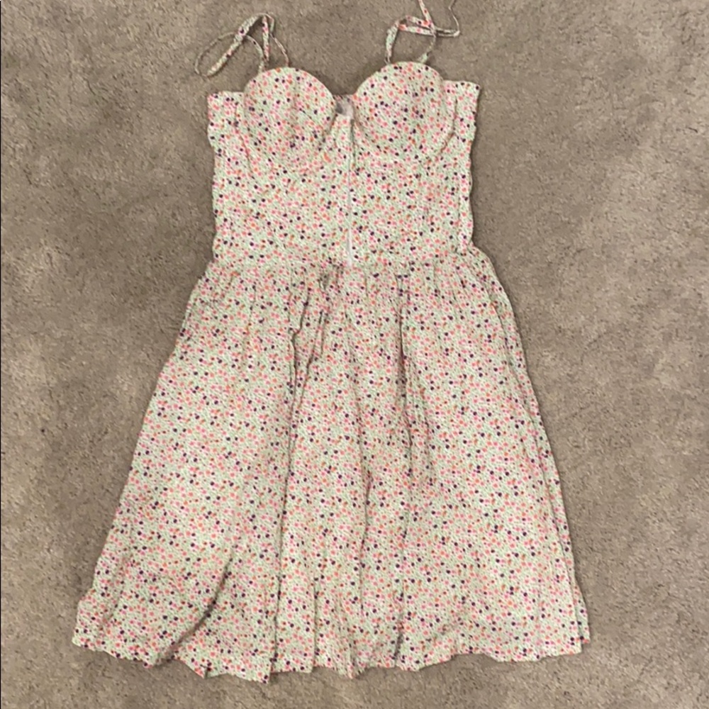 VS Pink Corset floral dress